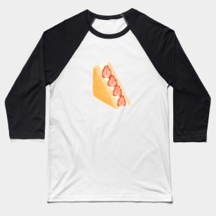 Strawberry fruit sandwich pixel art Baseball T-Shirt